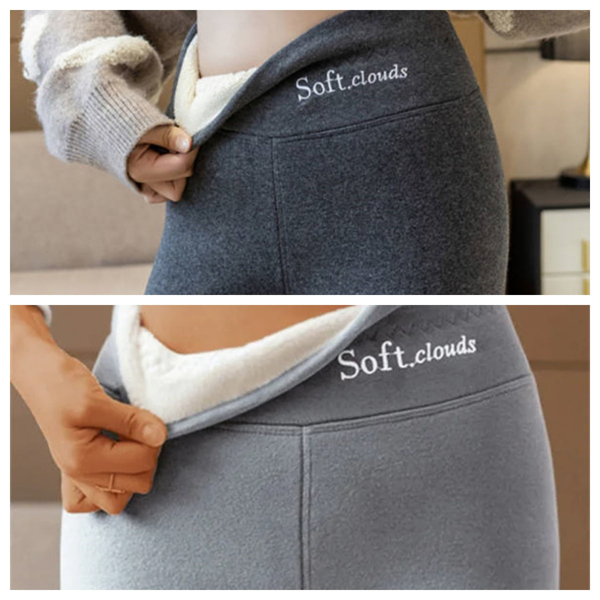 Kup jeden, drugi otrzymasz gratis！[S-5XL] Legginsy ocieplane z wełny, wysoki stan, duży rozmiar, wysoka elastyczność – niezbędne na jesień/zimę 2026