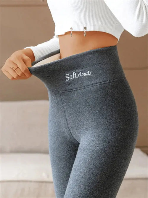 Kup jeden, drugi otrzymasz gratis！[S-5XL] Legginsy ocieplane z wełny, wysoki stan, duży rozmiar, wysoka elastyczność – niezbędne na jesień/zimę 2026