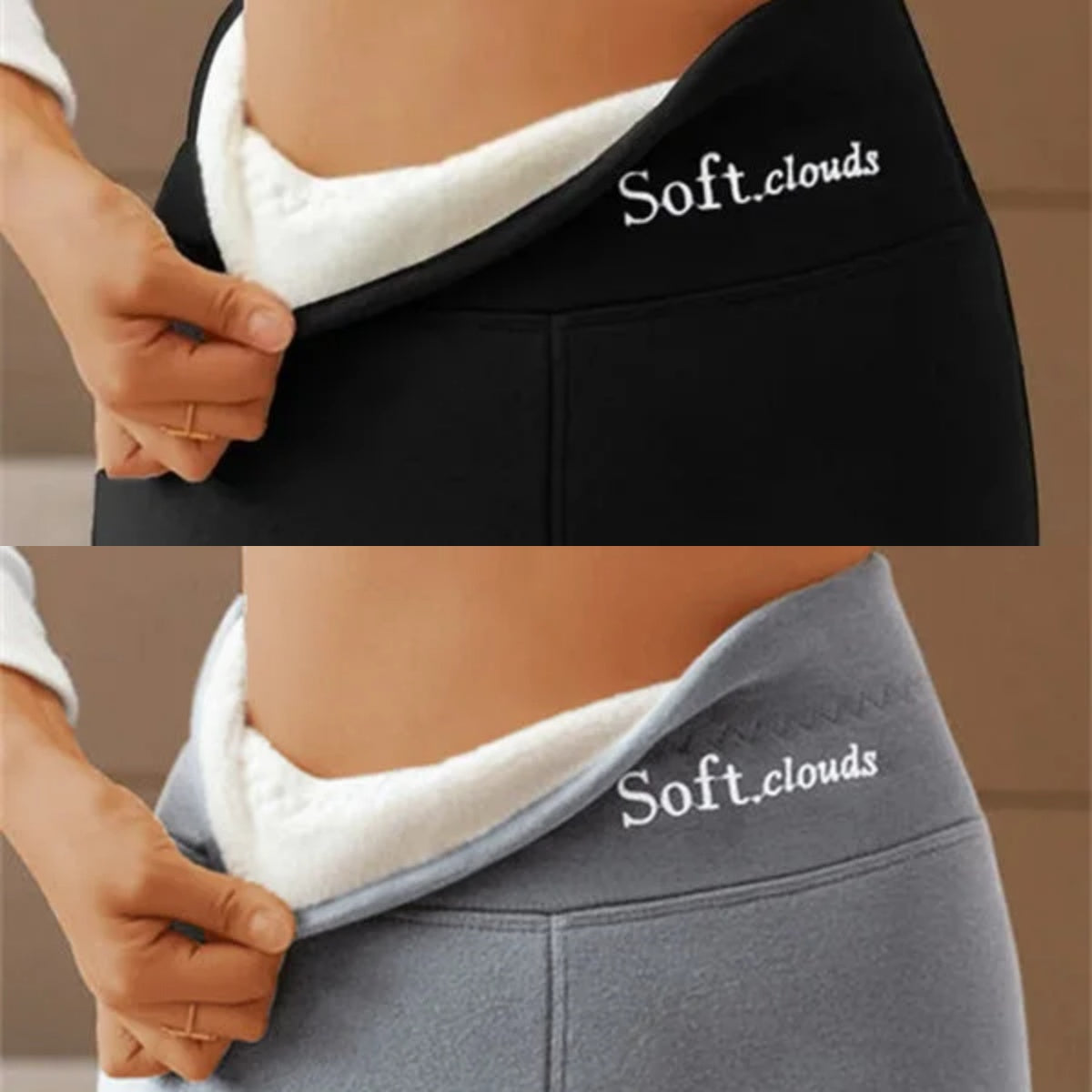 Kup jeden, drugi otrzymasz gratis！[S-5XL] Legginsy ocieplane z wełny, wysoki stan, duży rozmiar, wysoka elastyczność – niezbędne na jesień/zimę 2026