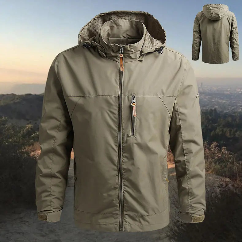Rozmiary M–5XL 🧥 Męska kurtka outdoorowa z kapturem, luźny krój, oferta ograniczona czasowo