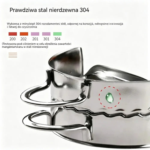 Forma do pierogów ze stali nierdzewnej do kontaktu z żywnością
