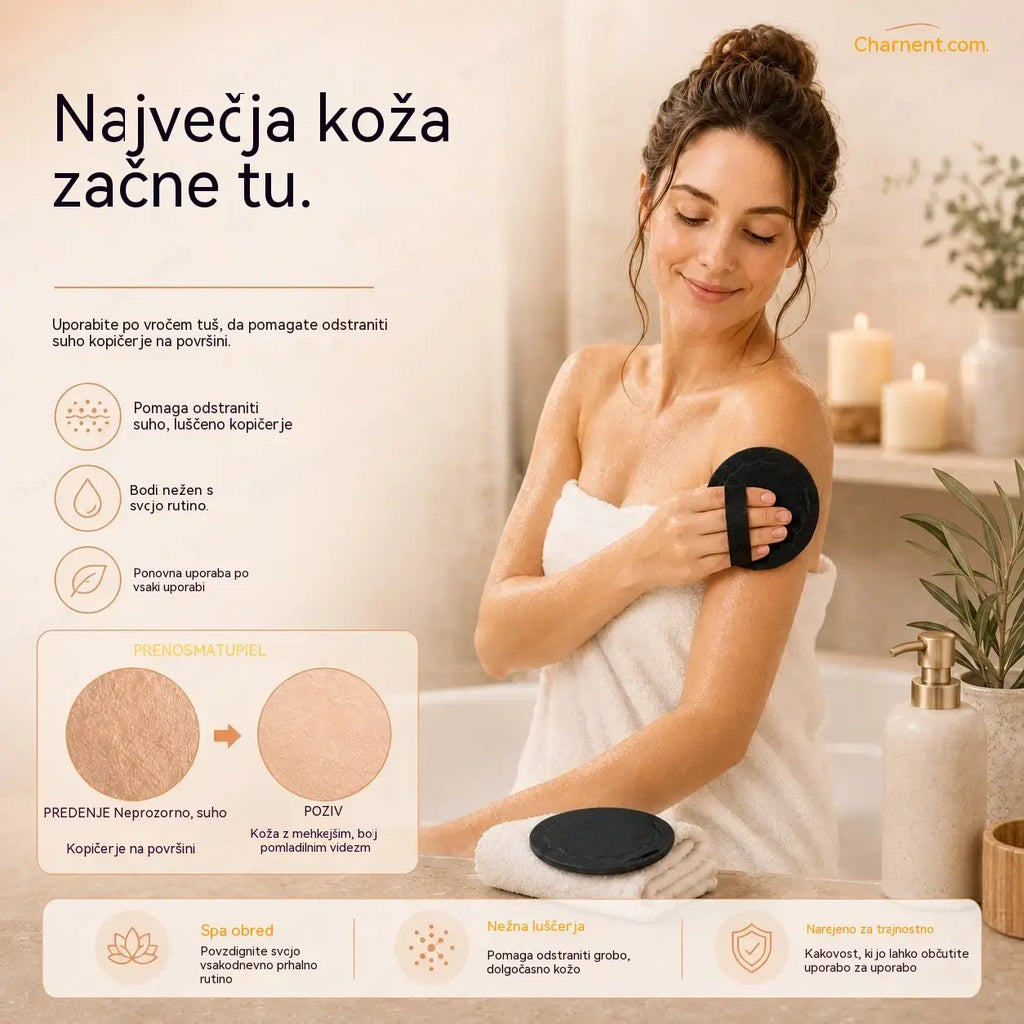 4 za 99 zł. 🚿 Gąbki peelingujące pod prysznic 🧖‍♀️✨ Gładka i czysta skóra bez podrażnień