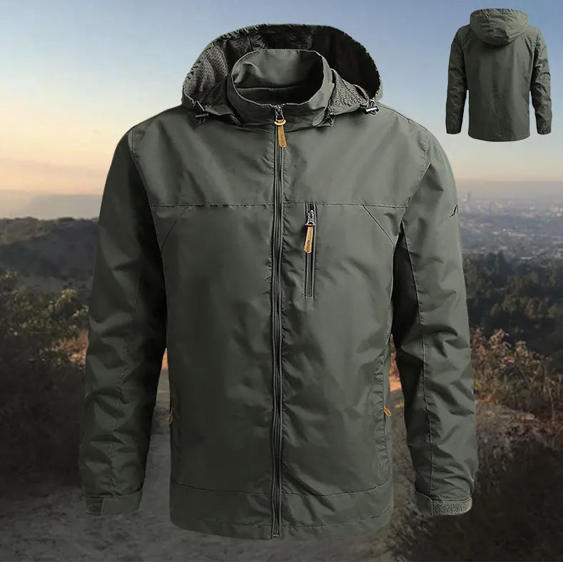 Rozmiary M–5XL 🧥 Męska kurtka outdoorowa z kapturem, luźny krój, oferta ograniczona czasowo
