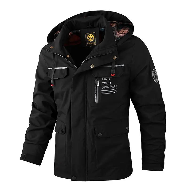 🔥Dziś połowa ceny🔥【M-6XL】2026 Nowa męska, gruba, ciepła, wiatroszczelna i wodoodporna kurtka - Darmowa wysyłka