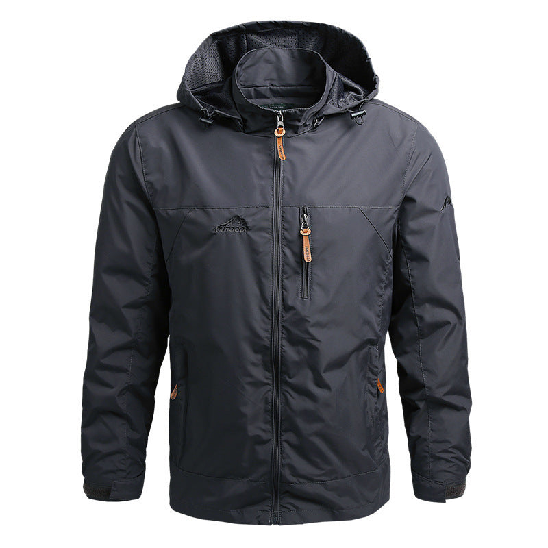 Rozmiary M–5XL 🧥 Męska kurtka outdoorowa z kapturem, luźny krój, oferta ograniczona czasowo