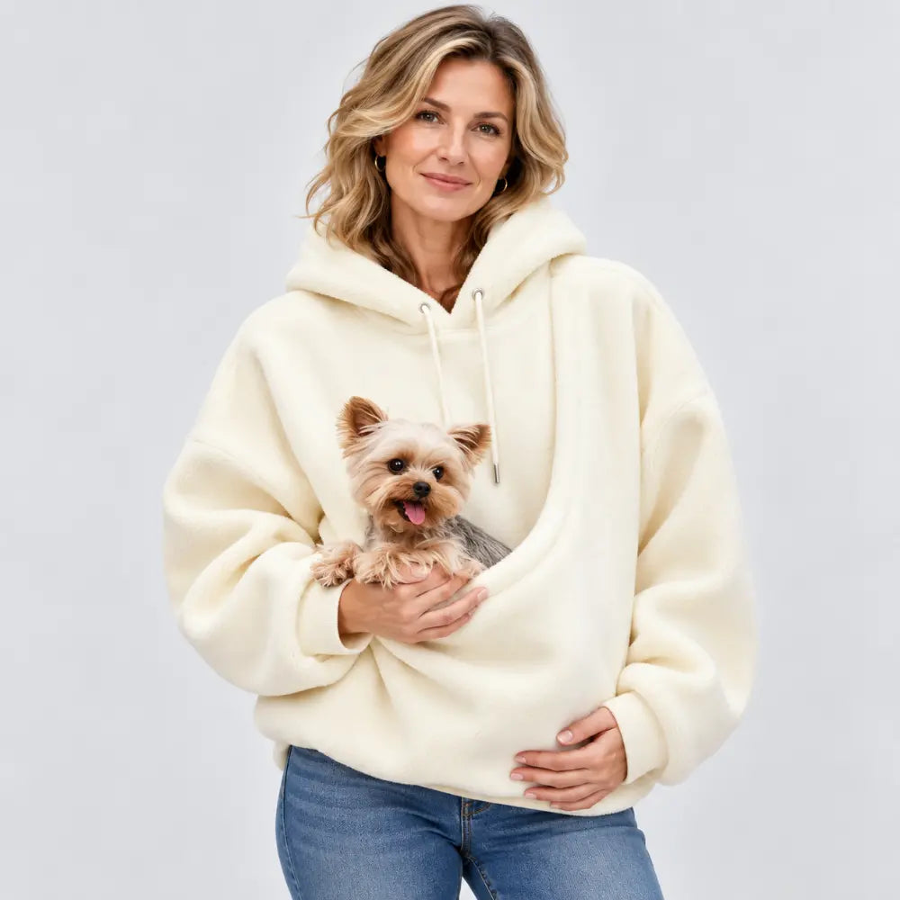 【S-2XL】🐶Zabierz swojego pupila wszędzie ze sobą dzięki tej bluzie z kapturem!🐶❤️🔥