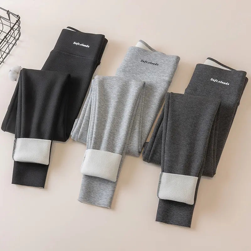 Kup jeden, drugi otrzymasz gratis！[S-5XL] Legginsy ocieplane z wełny, wysoki stan, duży rozmiar, wysoka elastyczność – niezbędne na jesień/zimę 2026