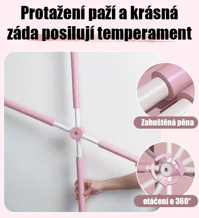 💖✨🌹【50% OFF】Kij do ćwiczeń postawy otwierania pleców dla dzieci, pozycja skrzyżowana, joga z otwieraniem pleców