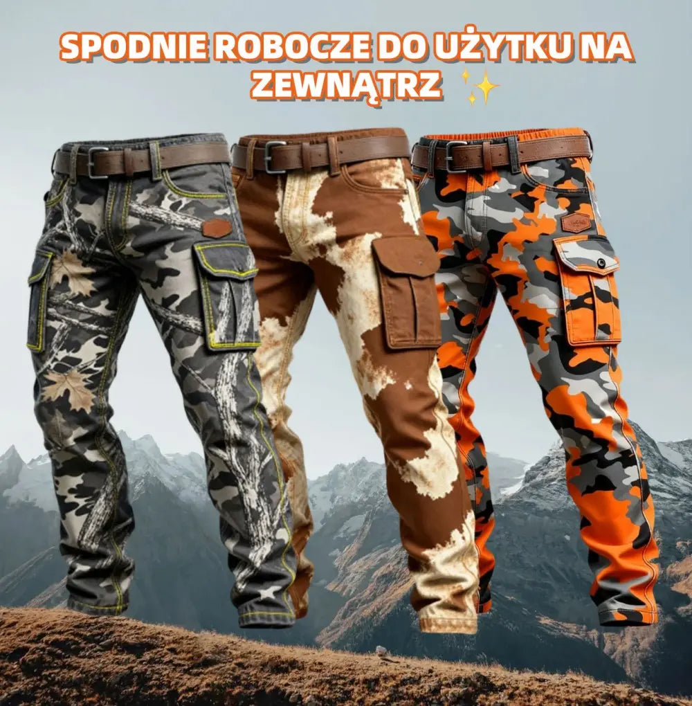 ⏳OSTATNI DZIEŃ WYPRZEDAŻY! 50% ZNIŻKI!🔥Męskie spodnie taktyczne wojskowe, wiatroszczelne i ocieplane.